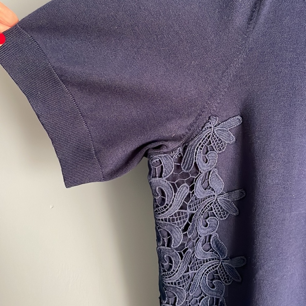 Talbots navy sweater 3x